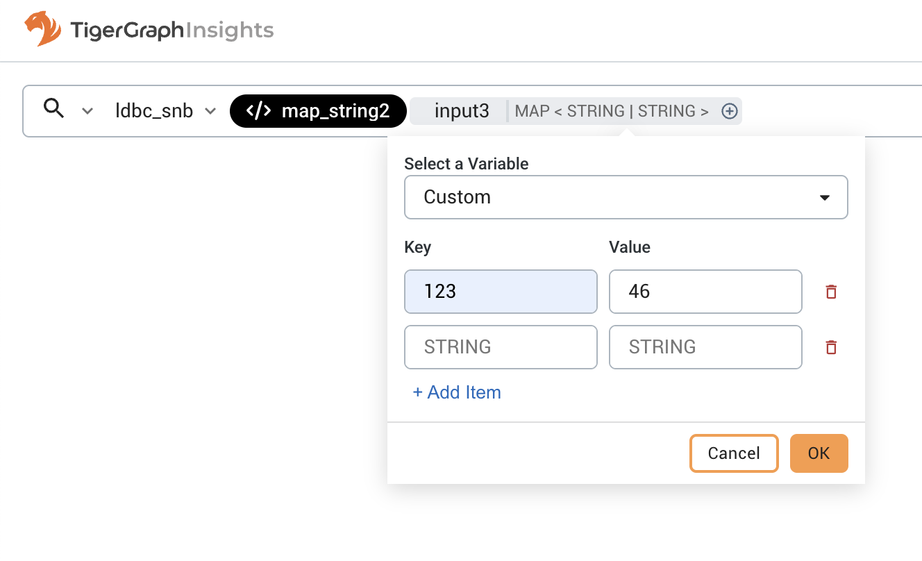 list and map custom