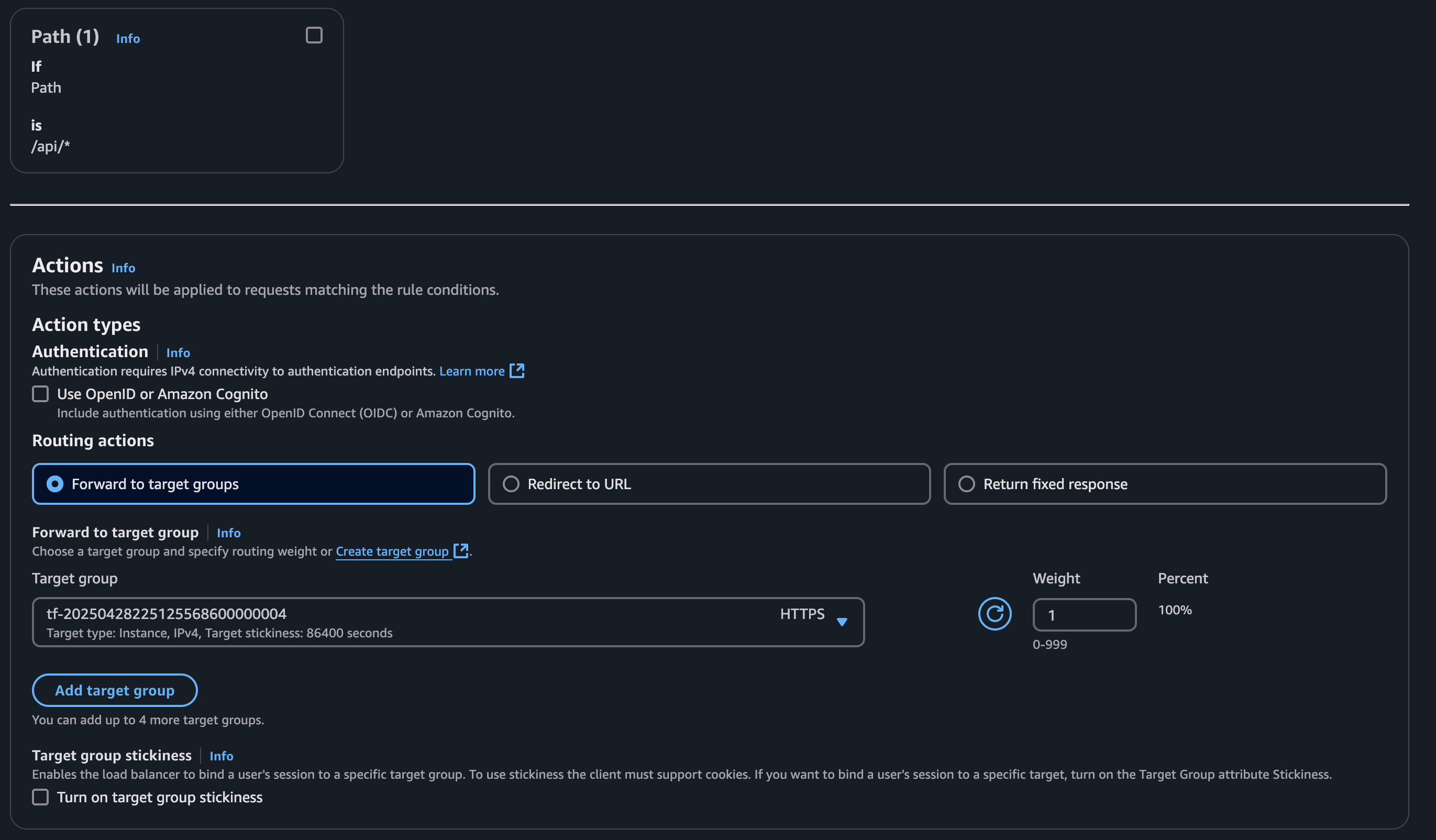 listener gui aws