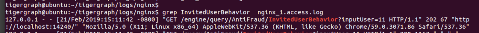 terminal nginx log grep