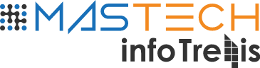 A vibrant logo features the text #MASTECH InfoTrellis in eye-catching colors and styles, showcasing the dynamic identity of Mastech InfoTrellis.