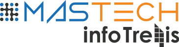 A vibrant logo features the text #MASTECH InfoTrellis in eye-catching colors and styles, showcasing the dynamic identity of Mastech InfoTrellis.